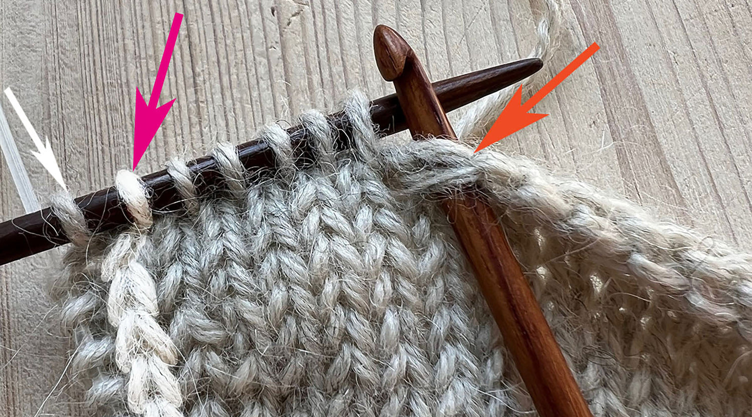 pick up shoulder stitches