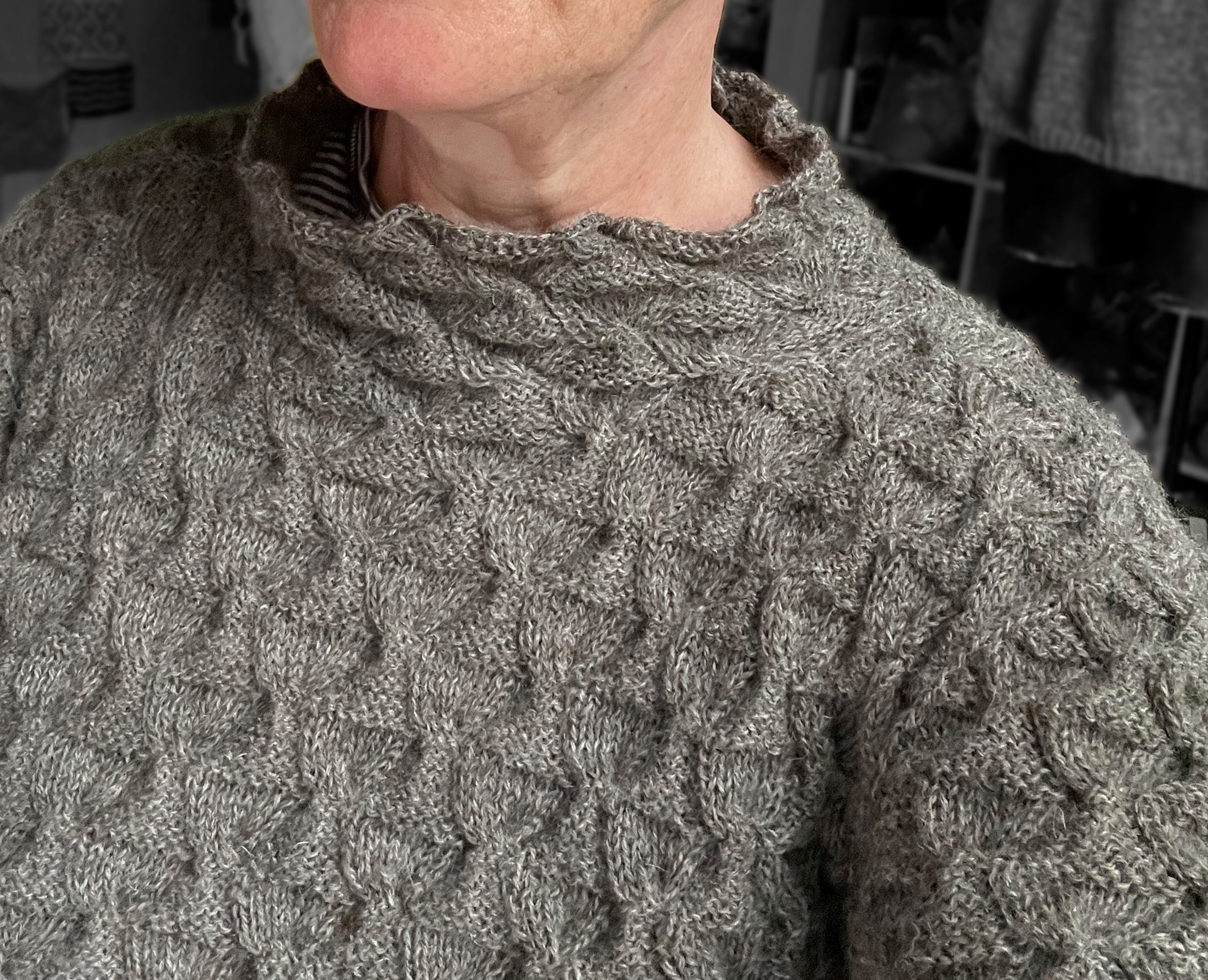 トップス 90s archive T-TRAXX asymmetry Knit Braxas